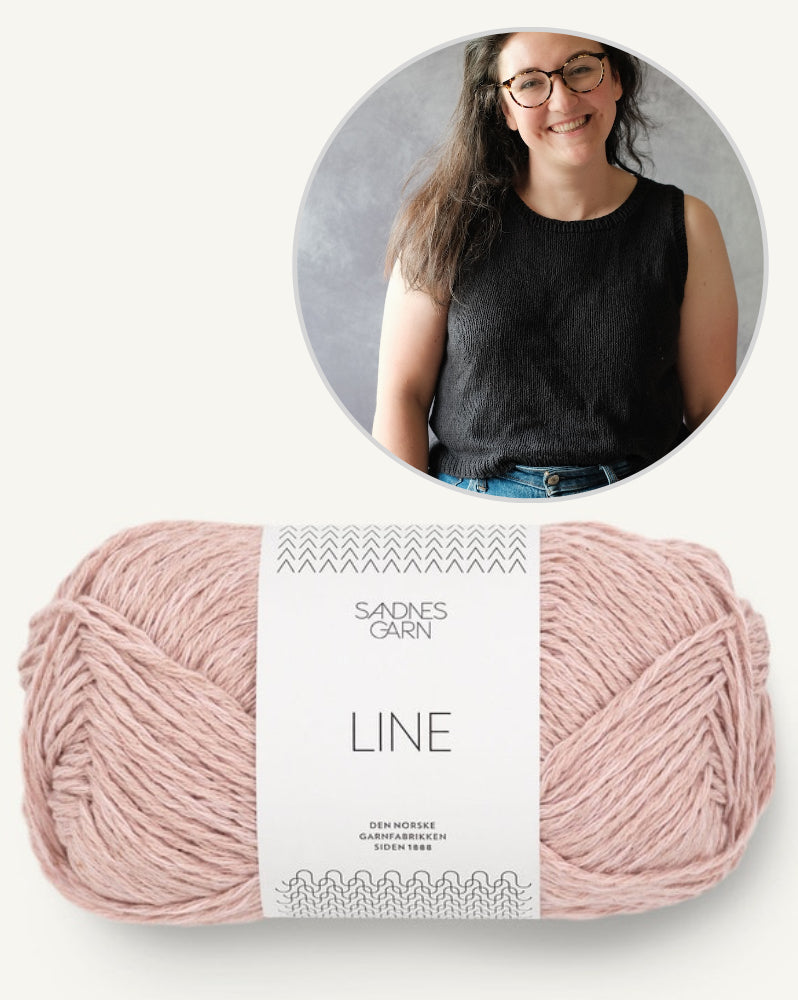 Rebecca Clow Tolsta Tank mit Line von Sandnes Garn 14