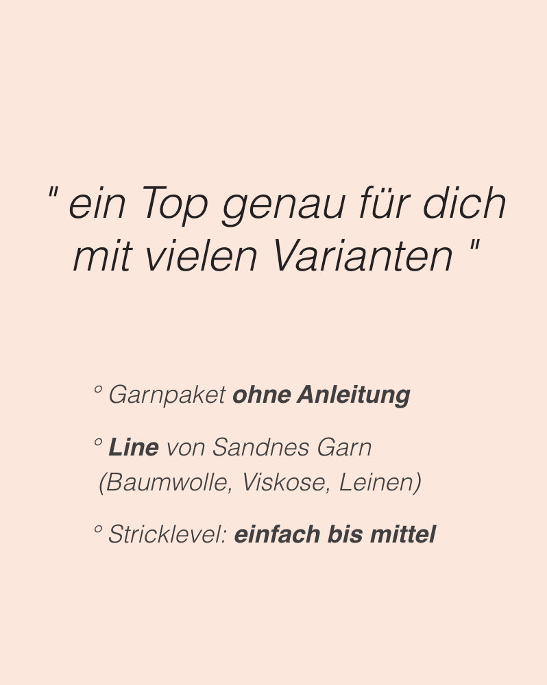 Rebecca Clow Tolsta Tank mit Line von Sandnes Garn 2