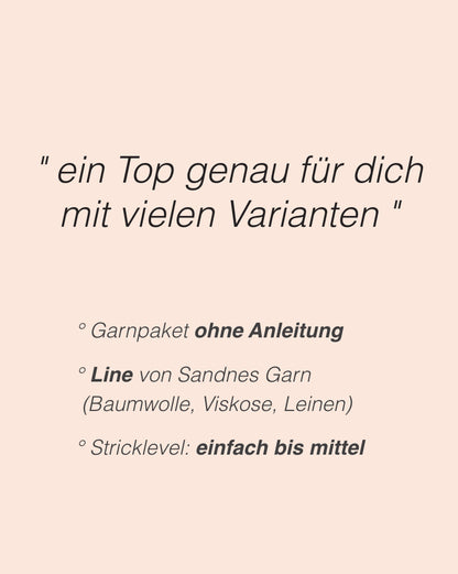 Rebecca Clow Tolsta Tank mit Line von Sandnes Garn 2