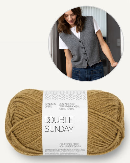 Toni Vest | lässige Weste aus Double Sunday von Sandnes Garn