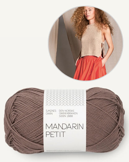 Top Sommerweste | zart und lässig mit Mandarin Petit von Sandnes Garn