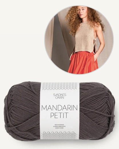 Top Sommerweste | zart und lässig mit Mandarin Petit von Sandnes Garn