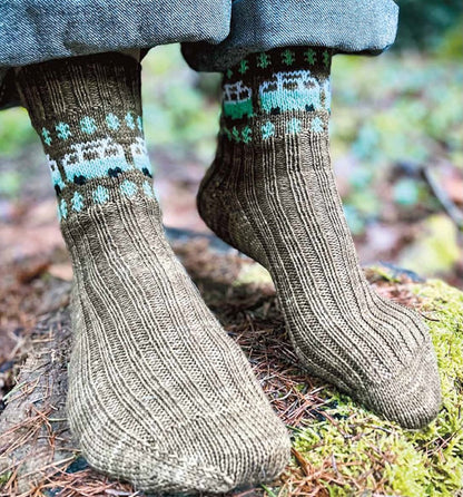Geniale Motivsocken Stricken | einzigartige Muster zu sommerlichen Themen