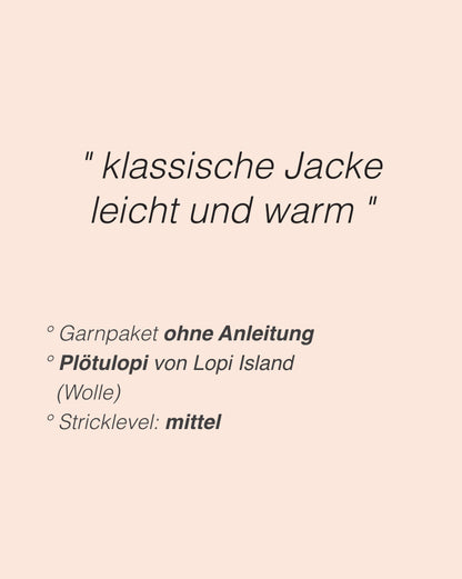 Traveler´s Cardigan | leicht und warm mit Plötulopi von Lopi Island