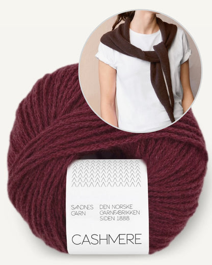 Triangle Shawl | schlicht und weich aus Cashmere von Sandnes Garn