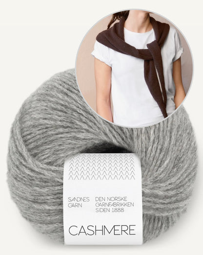 Triangle Shawl | schlicht und weich aus Cashmere von Sandnes Garn
