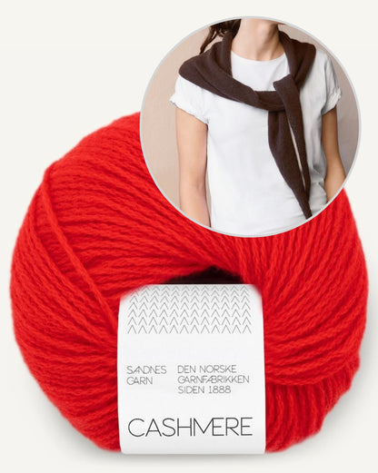 Triangle Shawl | schlicht und weich aus Cashmere von Sandnes Garn