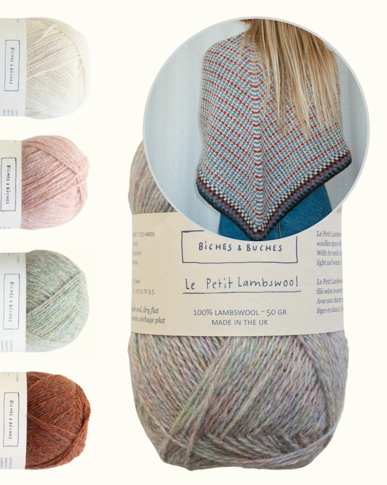 Tuch nr. 41 | fint farvemønster i Le Petit Lambswool fra Biches & Bûches