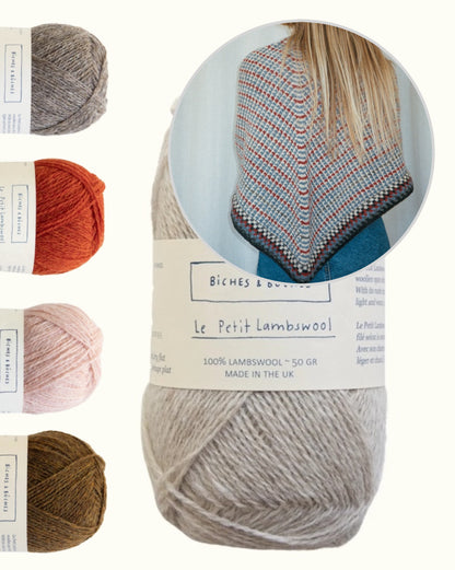 Tuch nr. 41 | fint farvemønster i Le Petit Lambswool fra Biches & Bûches
