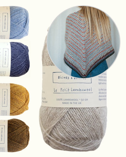 Tuch nr. 41 | fint farvemønster i Le Petit Lambswool fra Biches & Bûches