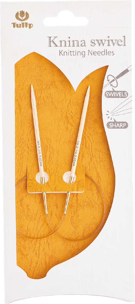 Knina Swivel circular knitting needles - 40cm