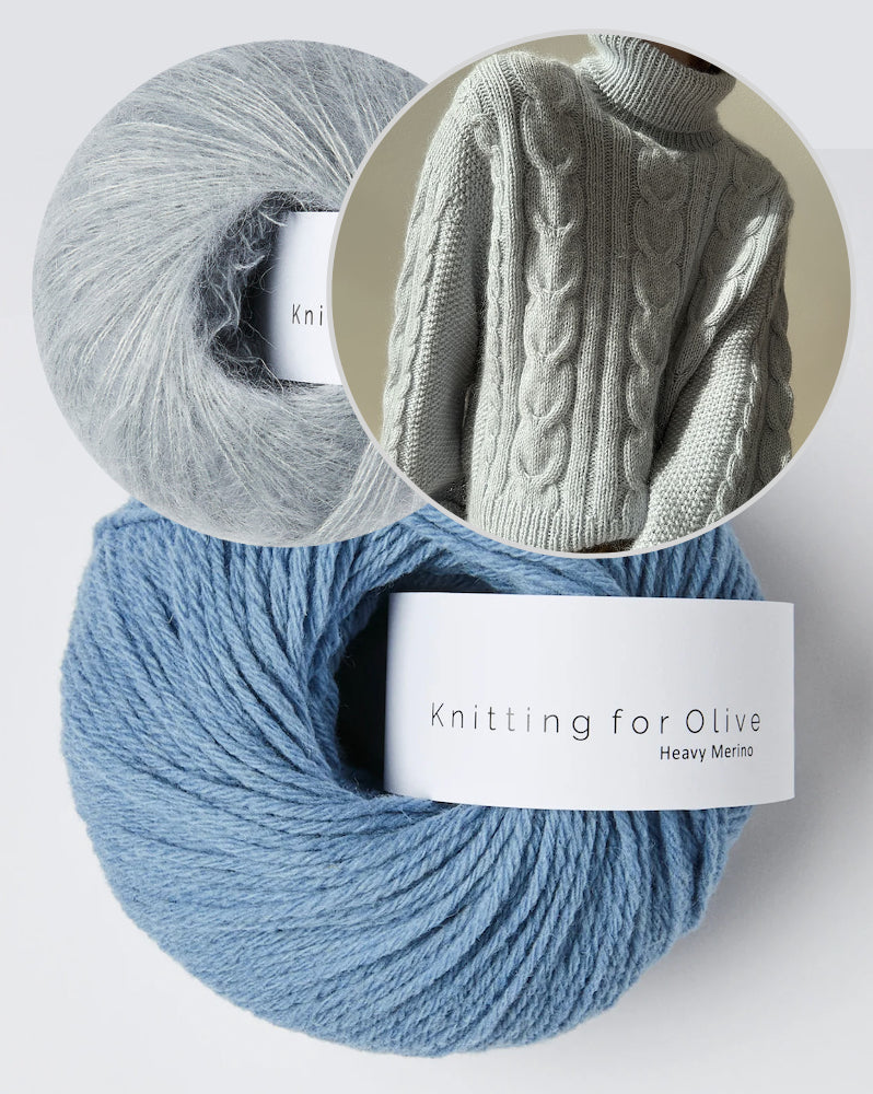 Other Loops Tulip Loop Rollneck Sweater aus Heavy Merino und Soft Silk Mohair von Knitting for Olive 16
