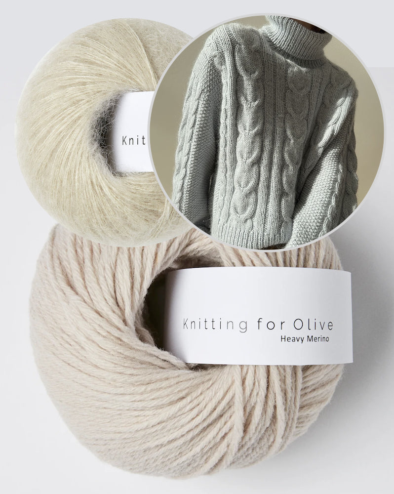 Other Loops Tulip Loop Rollneck Sweater aus Heavy Merino und Soft Silk Mohair von Knitting for Olive 14