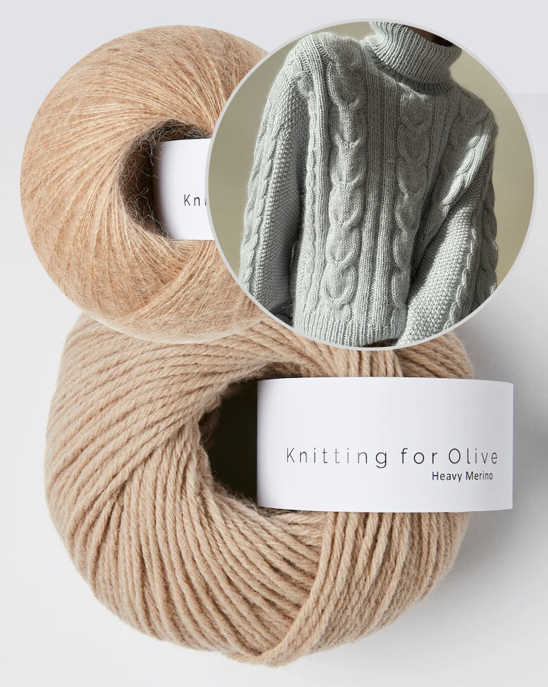 Other Loops Tulip Loop Rollneck Sweater aus Heavy Merino und Soft Silk Mohair von Knitting for Olive 13