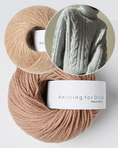 Other Loops Tulip Loop Rollneck Sweater aus Heavy Merino und Soft Silk Mohair von Knitting for Olive 15