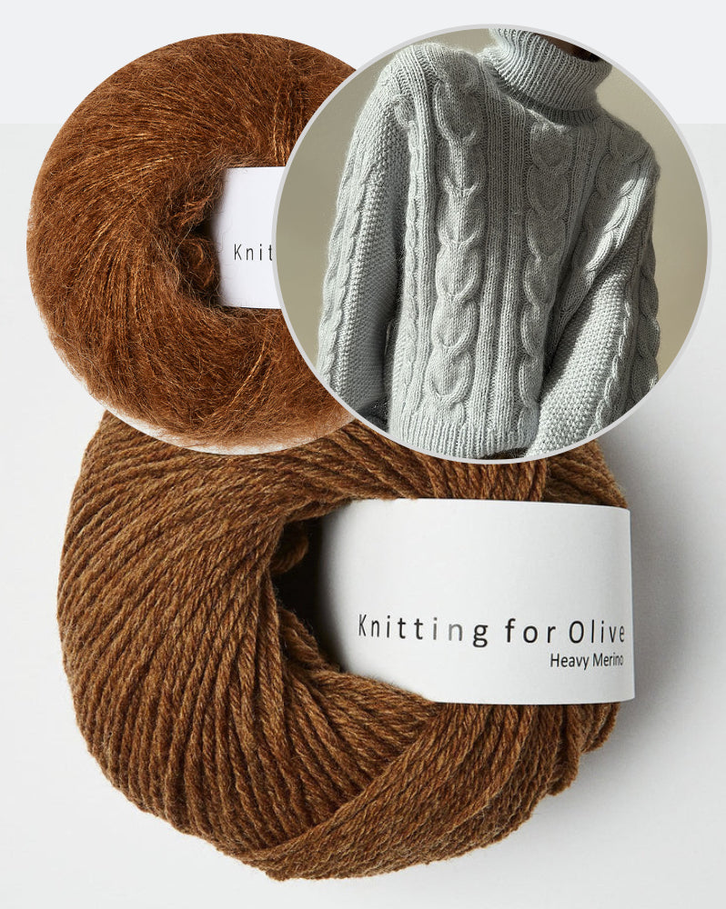 Other Loops Tulip Loop Rollneck Sweater aus Heavy Merino und Soft Silk Mohair von Knitting for Olive 11