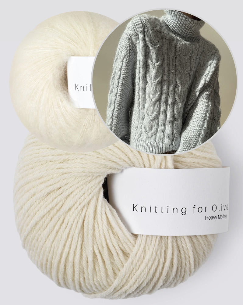 Other Loops Tulip Loop Rollneck Sweater aus Heavy Merino und Soft Silk Mohair von Knitting for Olive 9