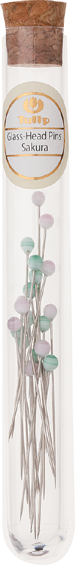 Épingles à tête en verre 