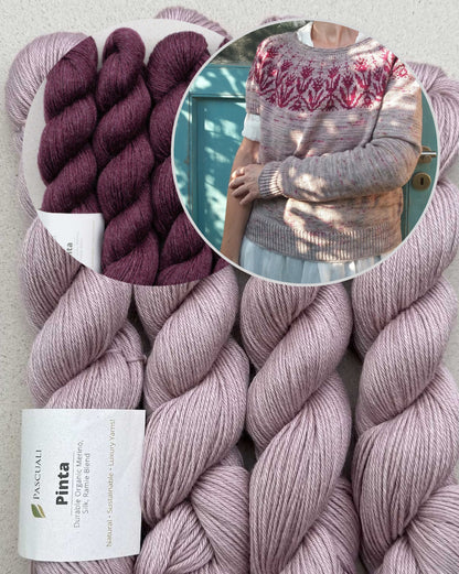 Tulipa Sweater | traumhaftes Tulpenmuster aus Pinta von Pascuali