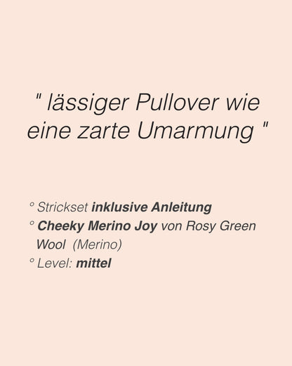 Twilight Trail Pullover | Wickelpullover aus Cheeky Merino Joy von Rosy Green Wool