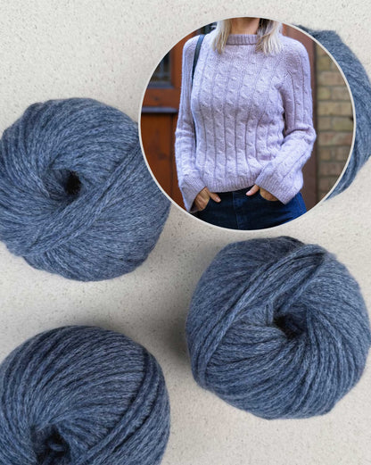 Twisted Air Sweater | feines Zopfmuster aus reinem Cashmere Delizia von Pascuali