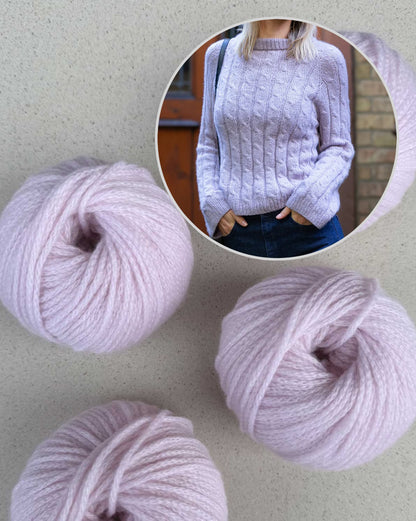 Twisted Air Sweater | feines Zopfmuster aus reinem Cashmere Delizia von Pascuali