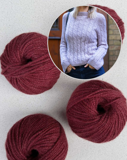 Twisted Air Sweater | feines Zopfmuster aus reinem Cashmere Delizia von Pascuali