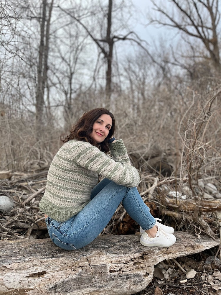 Ulvenknit Björk Sweater mit Plötulopi von Lopi Island Garn 12