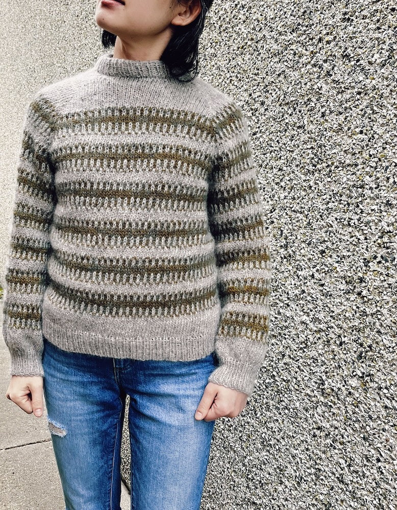 Ulvenknit Björk Sweater mit Plötulopi von Lopi Island Garn 6