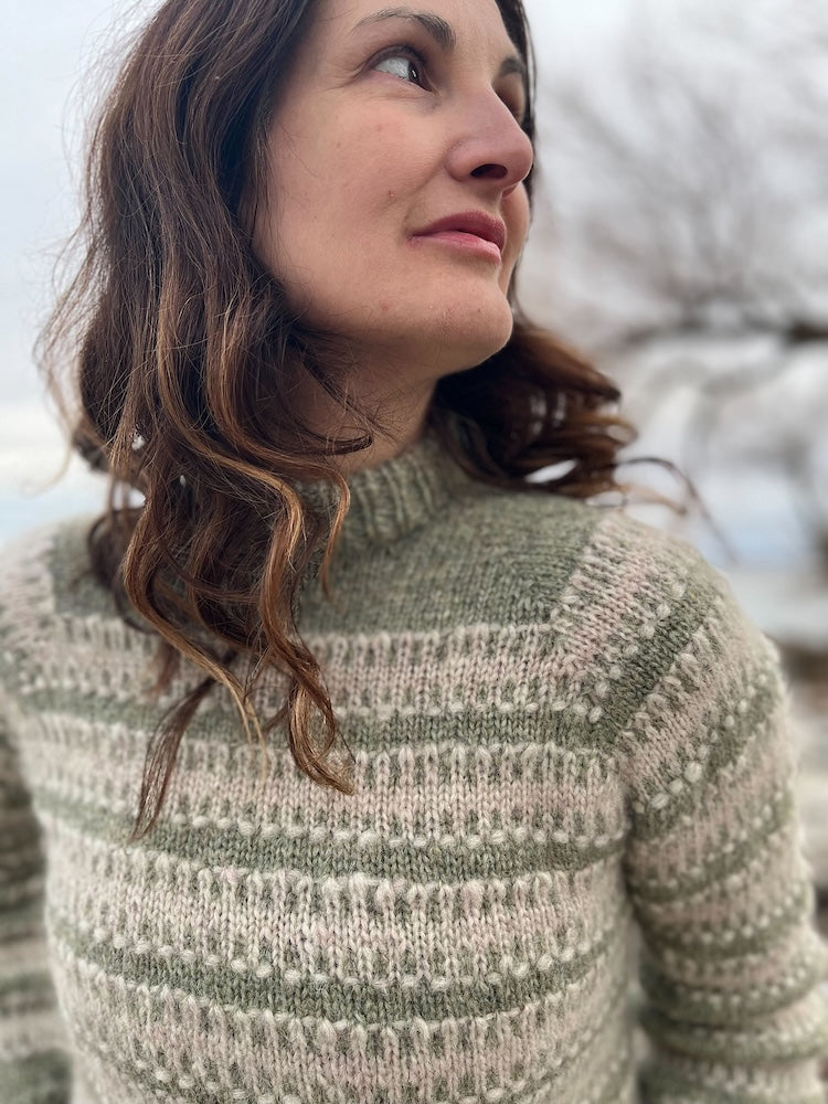 Ulvenknit Björk Sweater mit Plötulopi von Lopi Island Garn 8