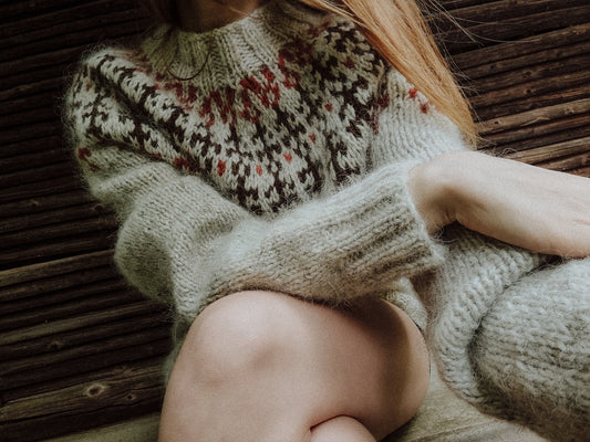 Fir and Fern Sweater | fantastischer Norweger aus Alafosslopi von Lopi Island