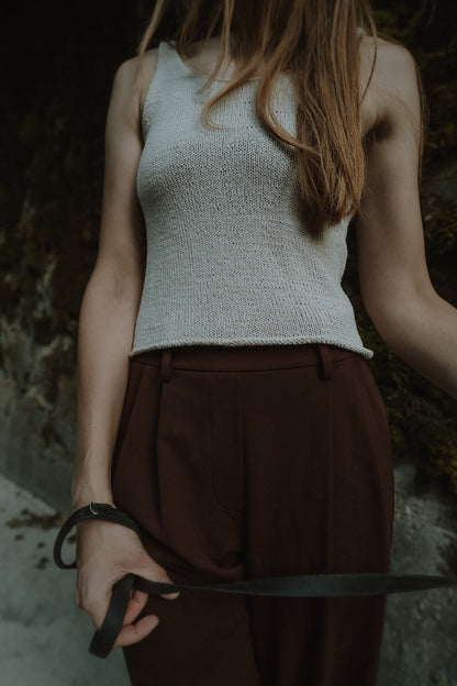 Slipstream Tank | lässig und leicht aus Pure Silk von Knitting for Olive