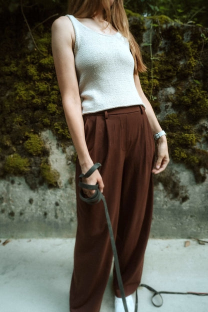 Slipstream Tank | lässig und leicht aus Pure Silk von Knitting for Olive