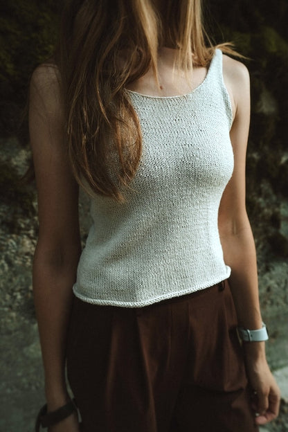 Slipstream Tank | lässig und leicht aus Pure Silk von Knitting for Olive