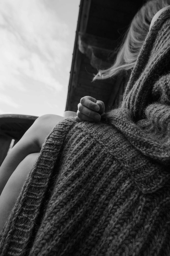 Ulvenknit The Chunkigan mit Plötulopi von Lopi Island und Tynn Silk Mohair von Sandnes Garn 5