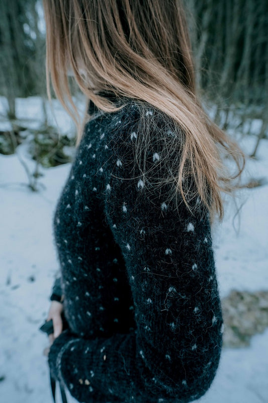 Wolf Winter | minimalistisches Muster aus Plötulopi von Lopi Island