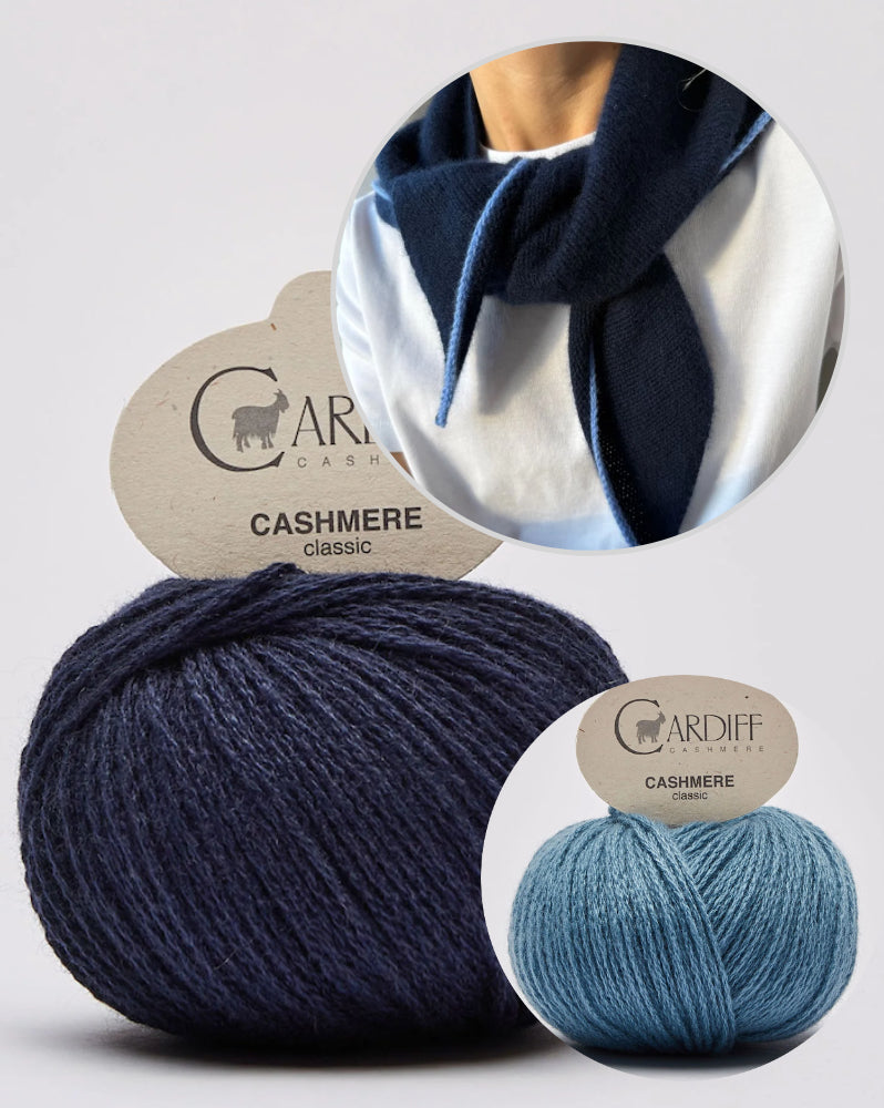Uma Scarf | zartes, einfaches Kaschmir Tuch aus Classic Cashmere von Cardiff