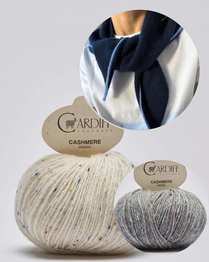 Uma Scarf | zartes, einfaches Kaschmir Tuch aus Classic Cashmere von Cardiff