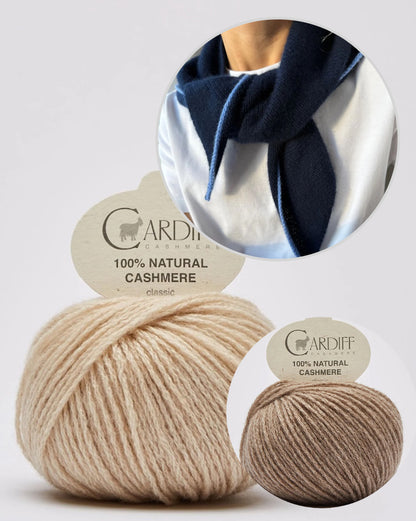 Uma Scarf | zartes, einfaches Kaschmir Tuch aus Classic Cashmere von Cardiff