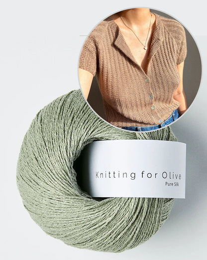 Cookie the Knitter Umbria Summer Top mit Pure Silk von Knitting for Olive 18