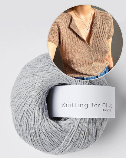 Cookie the Knitter Umbria Summer Top mit Pure Silk von Knitting for Olive 15