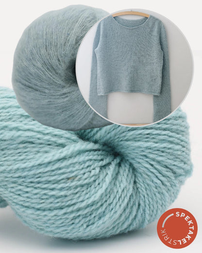 Maglione Uukii | semplice pullover basic in Semilla Melange e Svala di BC Garn