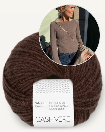 PetiteKnit Valerie Blouse mit Cashmere von Sandnes Garn 9