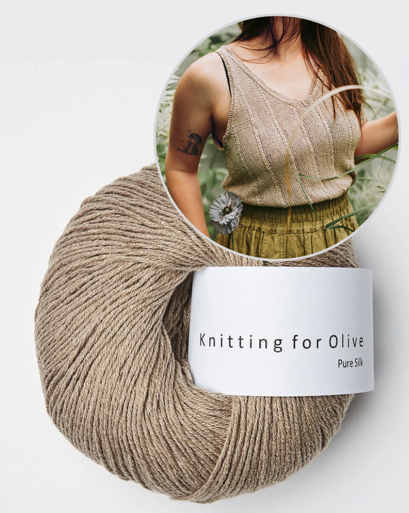 Kleinigkeitenliebe Vallmo Top mit Pure Silk von Knitting for Olive 11