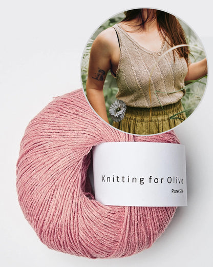 Kleinigkeitenliebe Vallmo Top mit Pure Silk von Knitting for Olive 9