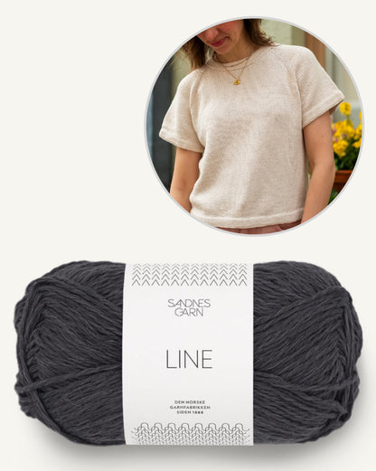 Vanilla Chilla Tee | basic, lässig, oversize aus Line von Sandnes Garn