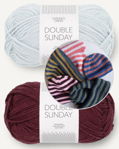 Versa Hat | fantastische Streifen aus Double Sunday von Sandnes Garn