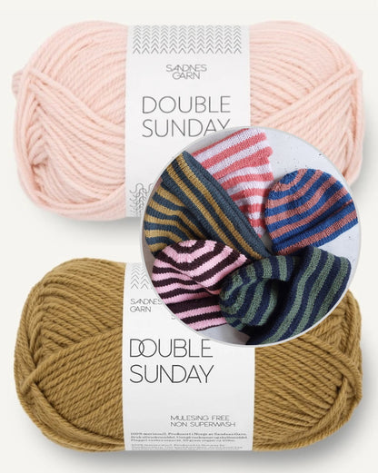 Versa Hat | fantastische Streifen aus Double Sunday von Sandnes Garn