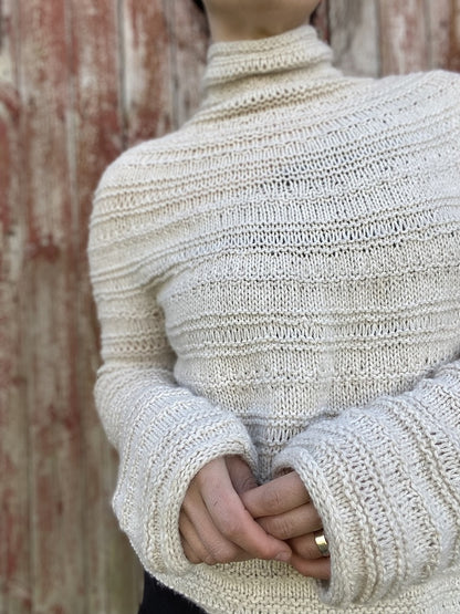 Vibely Strik Vestagoy Sweater mit Yak von Lang Yarns 1
