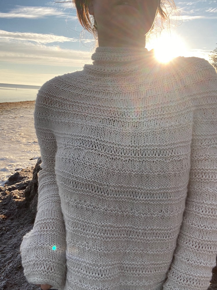Vibely Strik Vestagoy Sweater mit Yak von Lang Yarns 9